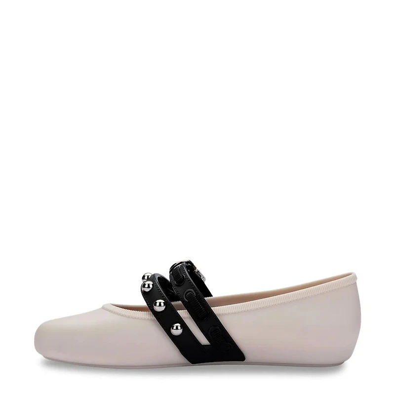 Women's Soft Ballerina Studs AD Flat