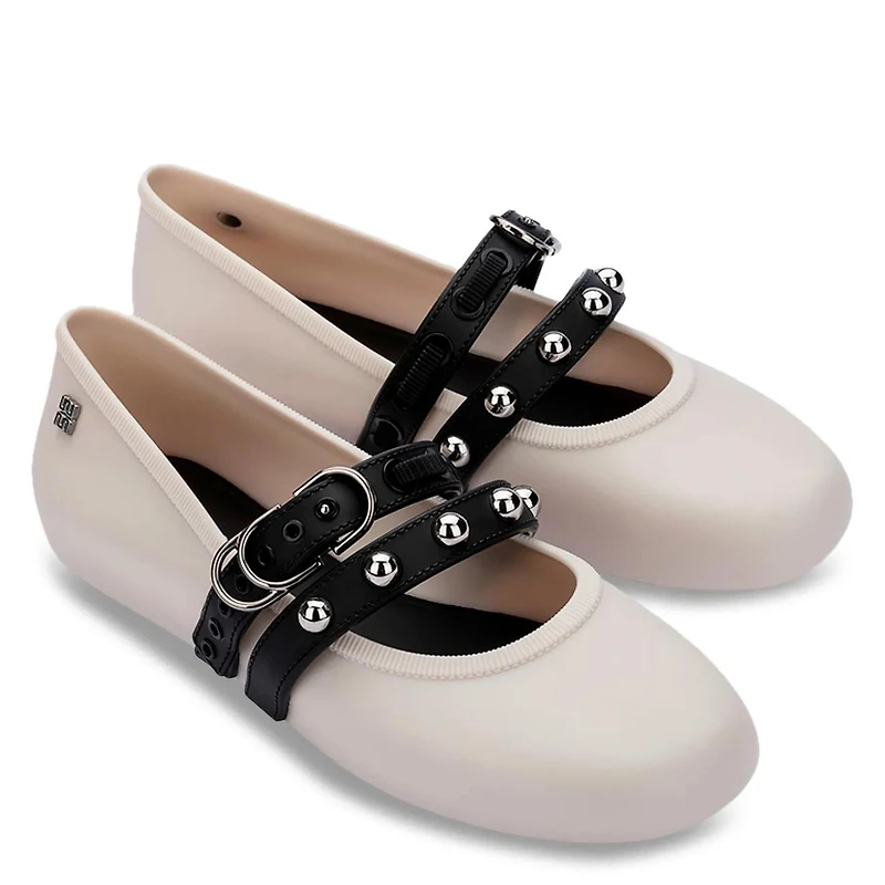 Women's Soft Ballerina Studs AD Flat