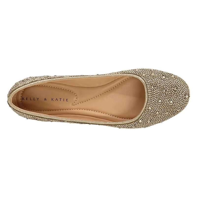 Women's Julia-01 Rhinestone Ballet Flat