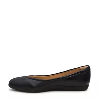 Women's Vivienne Leather Wide Width Ballet Flat