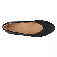 Women's Vivienne Leather Wide Width Ballet Flat