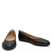 Women's Vivienne Leather Wide Width Ballet Flat