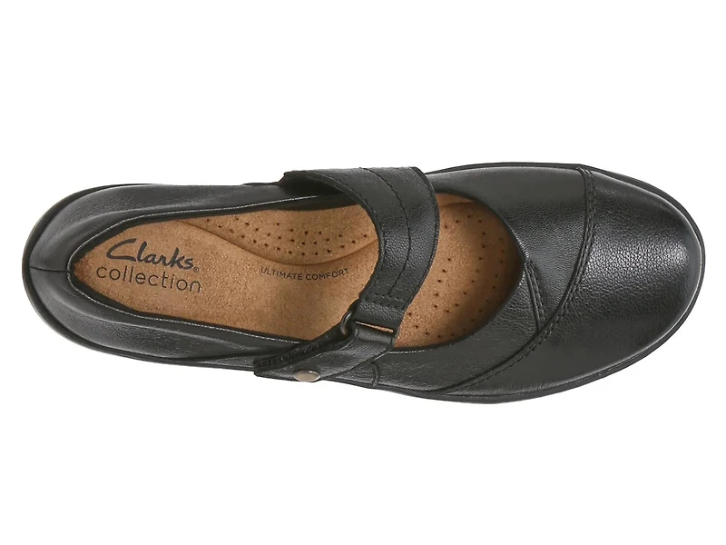 Women's Cora Gema Wide Width Mary Jane Flat