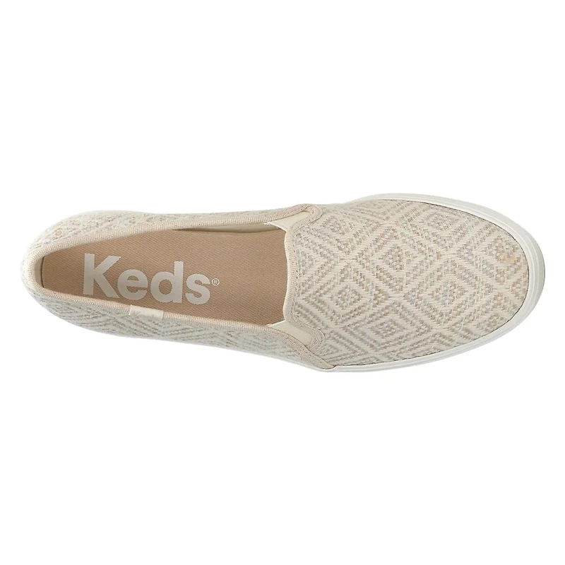 Women's Triple Decker Diamond Woven Jute Shoe