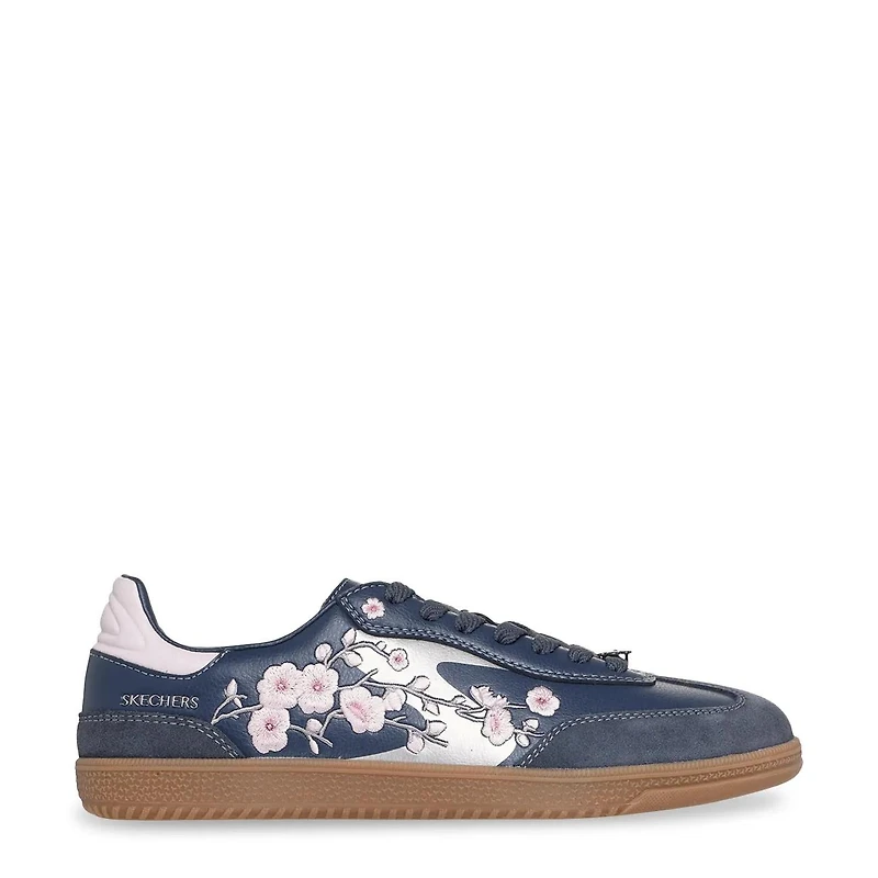 Skechers Women's Hotshot Floral Embroidered Sneaker