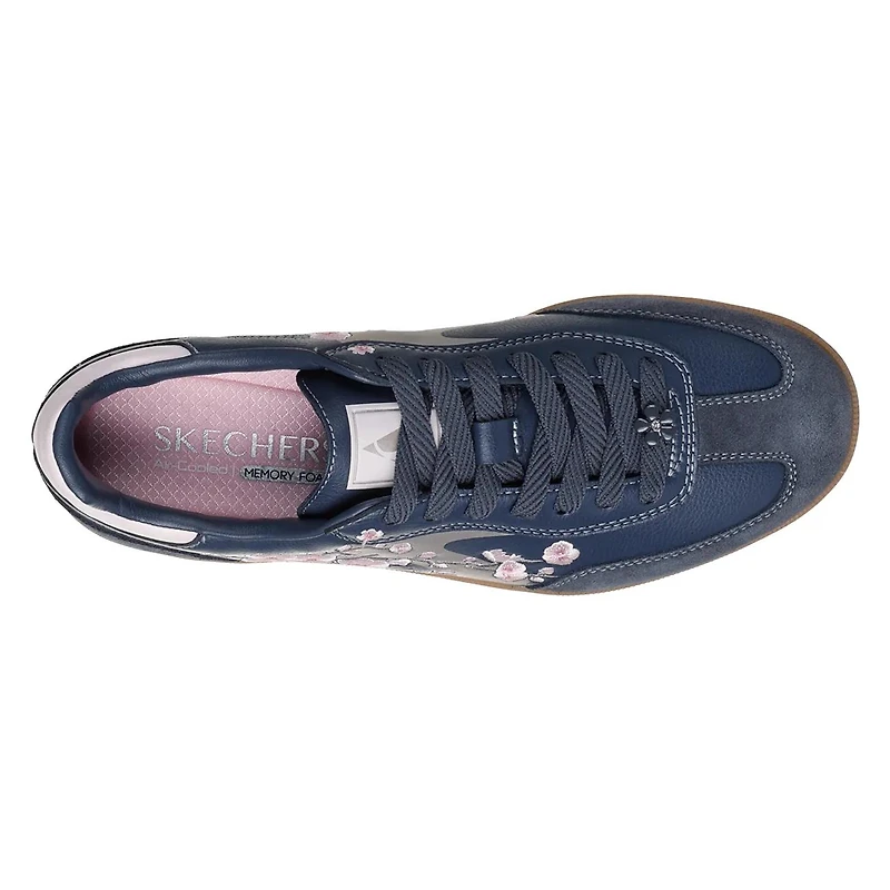 Skechers Women's Hotshot Floral Embroidered Sneaker