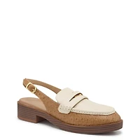 Women's Painted Slingback Loafer Mule