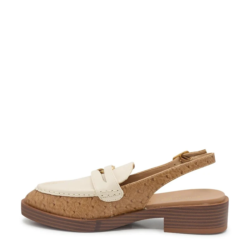Women's Painted Slingback Loafer Mule