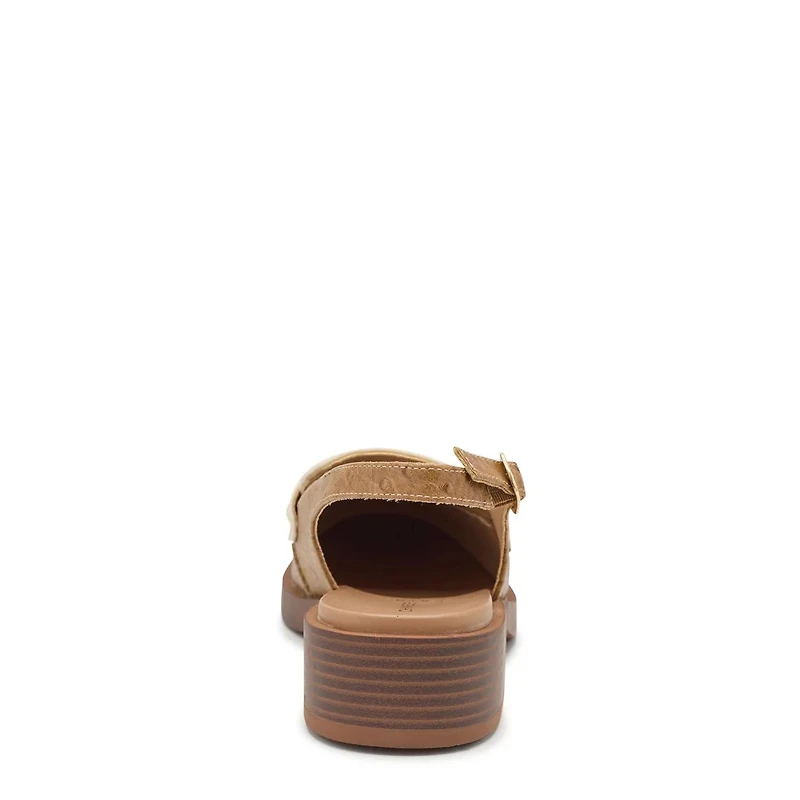 Women's Painted Slingback Loafer Mule
