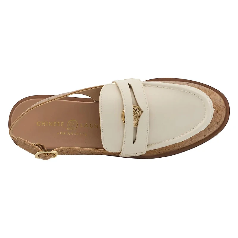 Women's Painted Slingback Loafer Mule