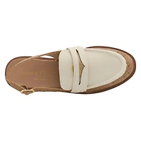 Women's Painted Slingback Loafer Mule