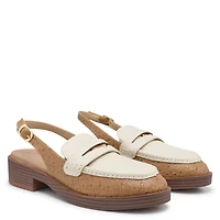 Women's Painted Slingback Loafer Mule
