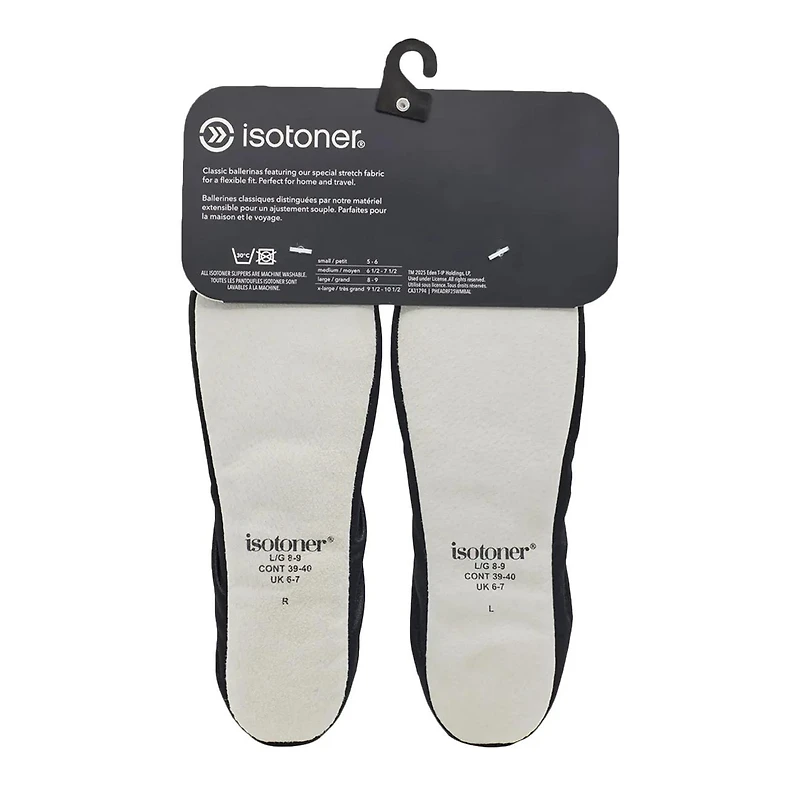 Women's Satin Classic Stretch Ballerina Slipper