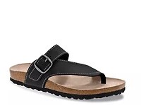 Carly Nubuck Flat Sandal