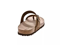 Carly Nubuck Flat Sandal