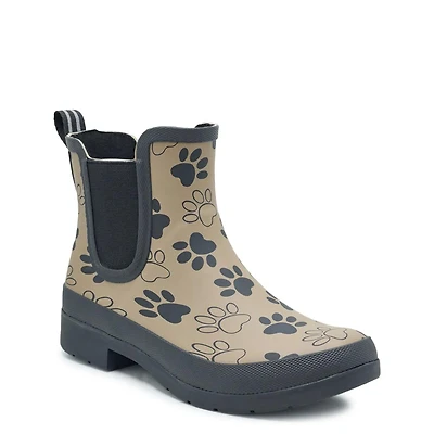 Women's Alliepaws Rubber Chelsea Rainboot