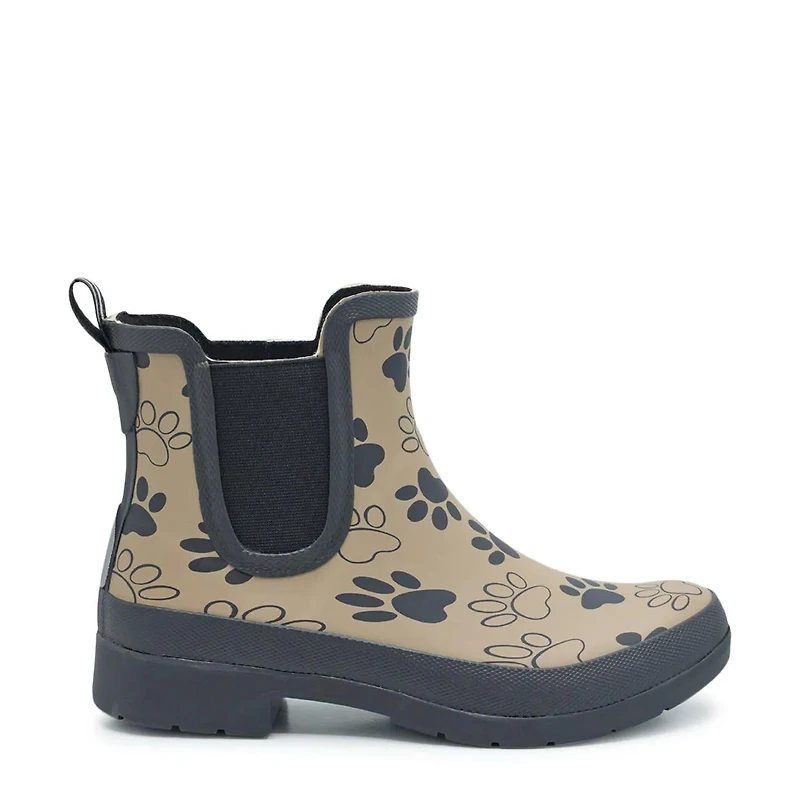 Women's Alliepaws Rubber Chelsea Rainboot