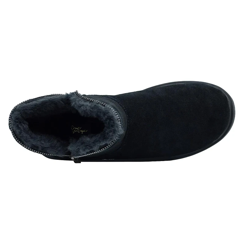 Women's Casual Cozy Bootie with Zip