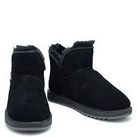 Women's Casual Cozy Bootie with Zip