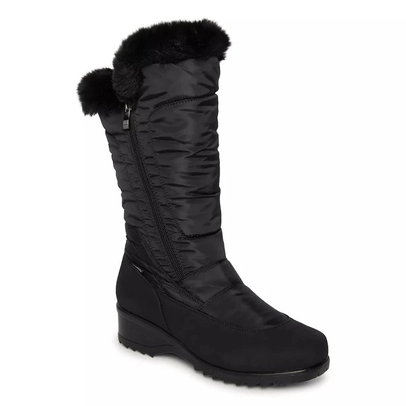 Women's Waterproof Ice Grip Clip Winter Boot