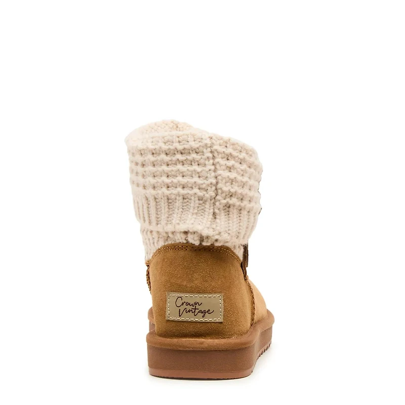 Women's Lodge Knit Collar Bootie