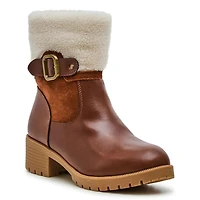 Cuffed Low Heel Waterproof Boot