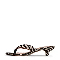 Women's Tracie Zebra Thong Dress Sandal