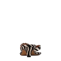 Women's Tracie Zebra Thong Dress Sandal