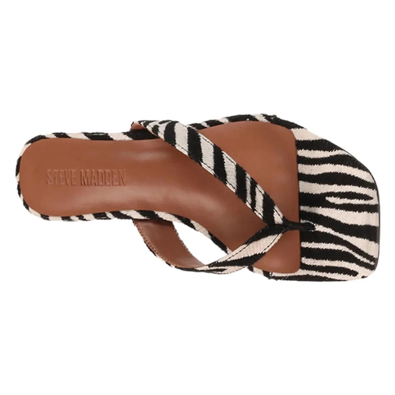 Women's Tracie Zebra Thong Dress Sandal