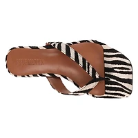 Women's Tracie Zebra Thong Dress Sandal