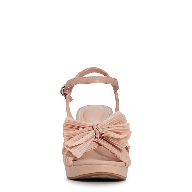 Heather Platform Evening Sandal