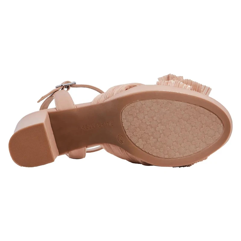 Heather Platform Evening Sandal