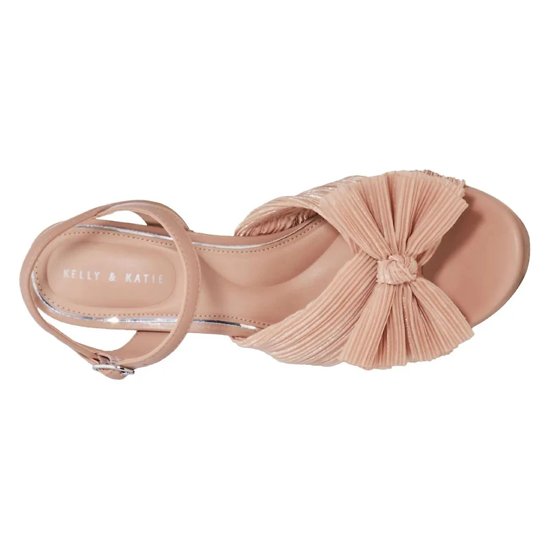 Heather Platform Evening Sandal