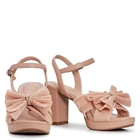 Heather Platform Evening Sandal