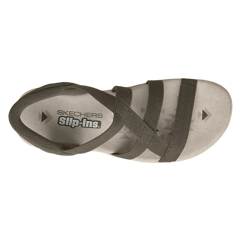 Women's Hands Free Slip-ins Reggae Slim Stretch Flex Sandal