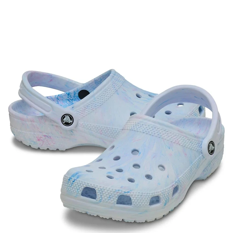 Womens' Marble Print Classic Clog