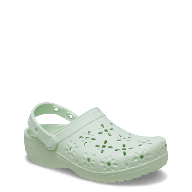 Unisex Classic Floral Cut-Out Clog