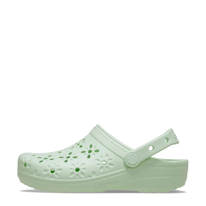 Unisex Classic Floral Cut-Out Clog