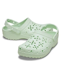 Unisex Classic Floral Cut-Out Clog