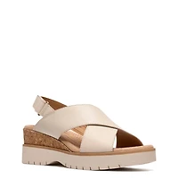 Women's Diaz Cross Wide Width Wedge Sandal