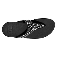 Women's Lulu Crystal-Mix Toe-Post Sandal