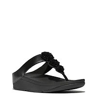 Women's Fino Beaded-Button Toe-Post Sandal