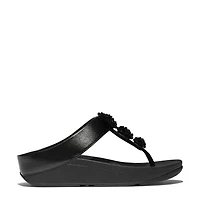 Women's Fino Beaded-Button Toe-Post Sandal