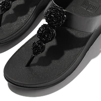 Women's Fino Beaded-Button Toe-Post Sandal