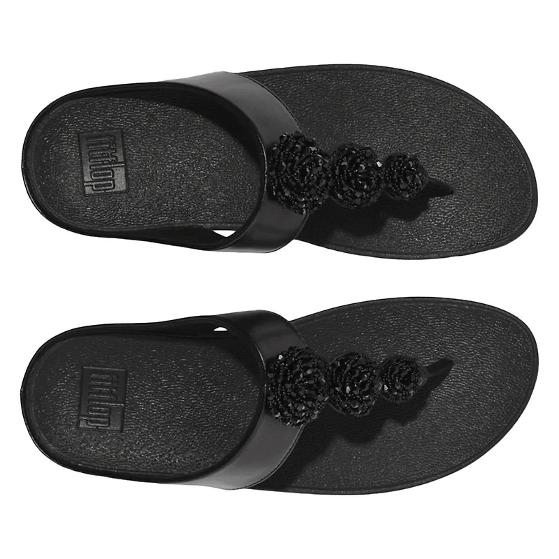 Women's Fino Beaded-Button Toe-Post Sandal