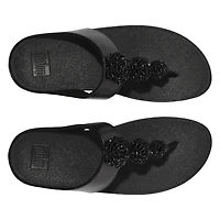 Women's Fino Beaded-Button Toe-Post Sandal