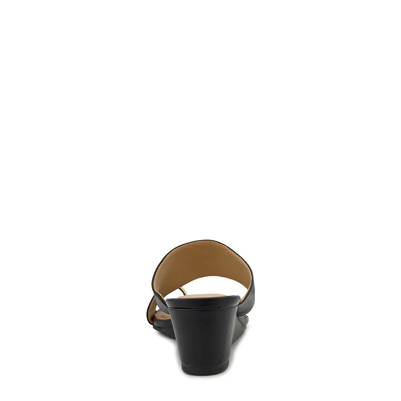 Women's Lovely Time Toe Thong Jewel Ring Wedge