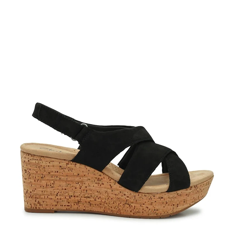 Women's Rose Wedge Sandal