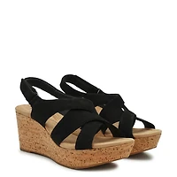 Women's Rose Wedge Sandal