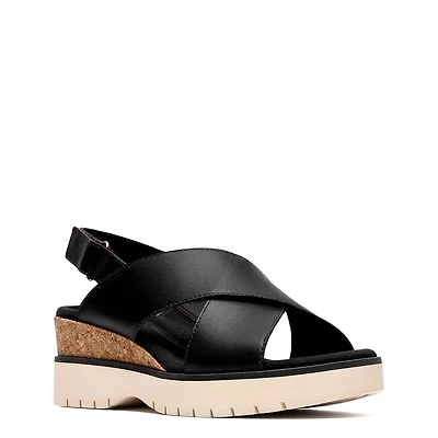 Women's Diaz Cross Wide Width Wedge Sandal